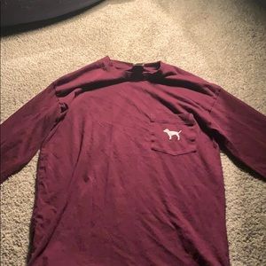 PINK/VICTORIA SECRET MAROON LONG SLEEVE